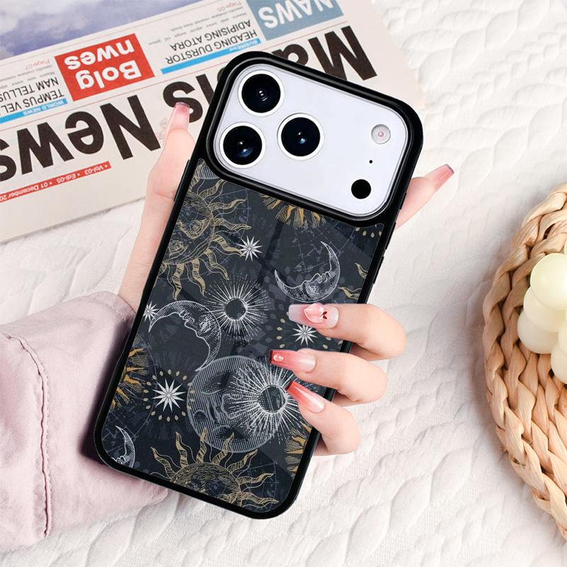 Love Sun Moon Phone Case For IPhone 17 16e 15 14 13 12 11 Pro Max Air Mini Soft Protective Cover