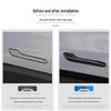 Tesla Model 3/Y Door Handle Carbon Fiber Protectors - Bright Black, Anti-slip