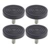 4pcs Screw On Rubber Feet for Furniture Adjustable M10 Thread Furniture Pad Legs for Table Chair Sofa Diameter 58mm