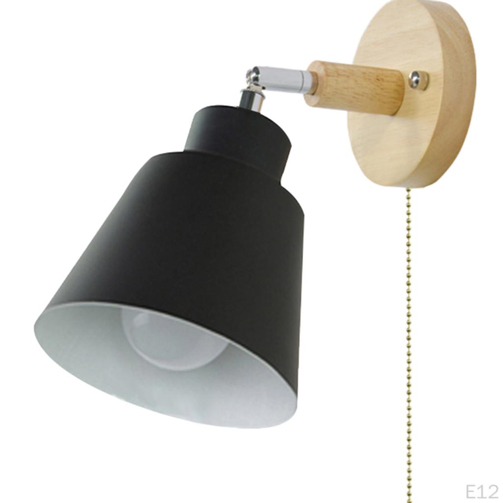 Light, Wall Mounted Modern Style Bedside Sconce E27 Socket for Livingroom Porch Decor Bedroom