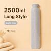 Extra Long Long Hot Water Bottle 500ml/1000ml/2500ml Warm Compress Heater  Winter Hand Warmer