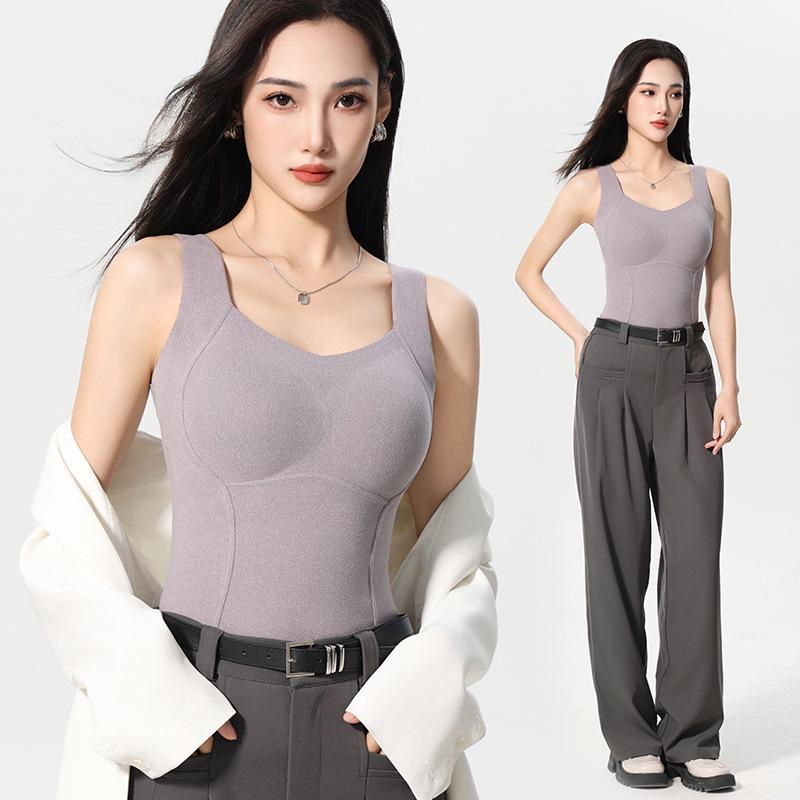 Grafenová hřejivá bezešvá vesta a základní vrstva zeštíhlující tvarovač postavy 8867