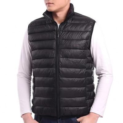 Men S Lightweight Stand Collar Sleeveless Vest Casual Jacket