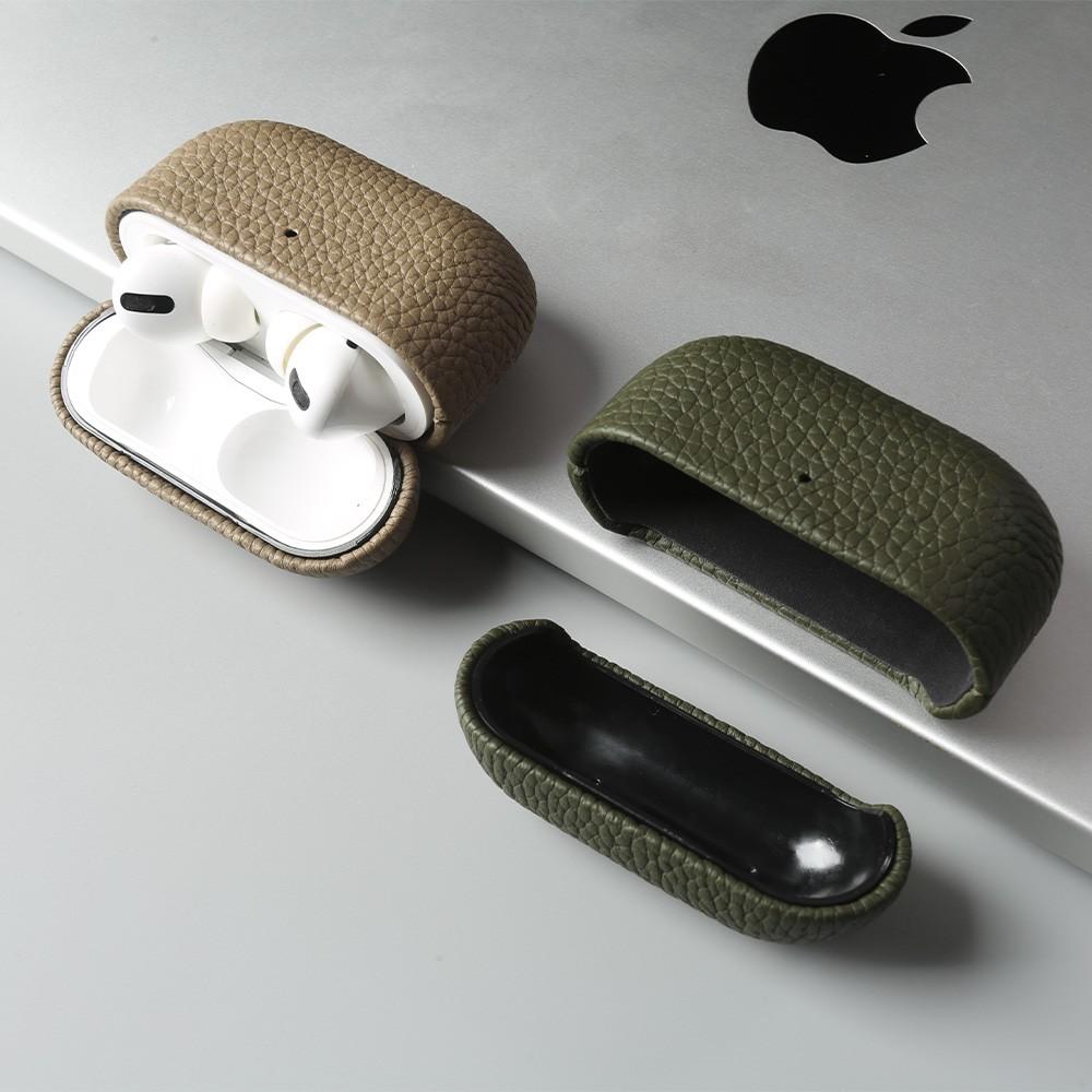 Airpods Pro 2 Kılıfları İçin Hakiki Deri Kılıf Airpods 2 3 Çanta Lüks El Yapımı Kablosuz Bluetooth Kulaklık Kutusu Koruyucu Kabuk