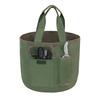 30L Heavy-Duty Waterproof Canvas Tool Storage Bag Large Capacity Garden Tool Tote Easy Carrying Portable Organizer