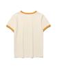 Kimseupeulesikoteunmakes At Kiss Ringer T-Shirt Cream