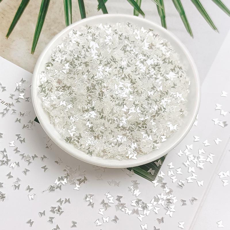 Irregular High-Flash Silver Crystal Sequin Jewelry DIY Accessories