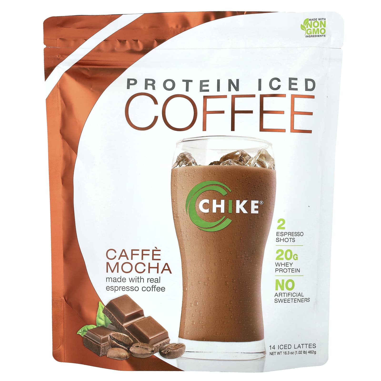 

Chike Nutrition, Protein Iced Coffee, Café Mocha, 16.3 oz (462 g)