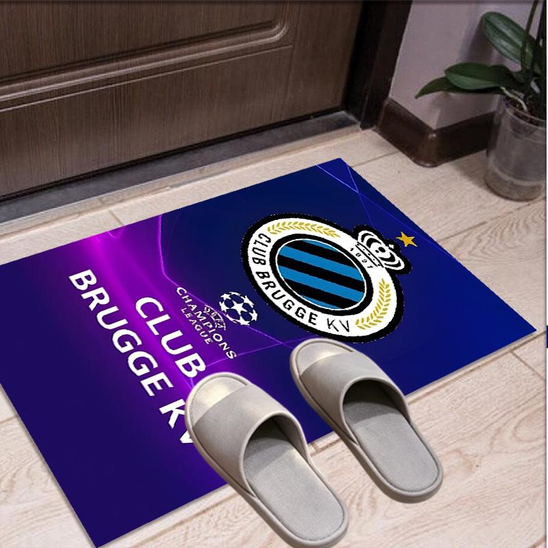 Club Brugge K V Pattern Rug, Indoor/Outdoor Mat, for Picnic, Gameroom, Bedroom, Office, Living Room, Home Decor Carpet, Birthday Gift
