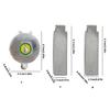 Portable Sturdy Stainless Steel Fan Gauge for Quick and Accurate Diamonds and Gemstones Measurements Casual Use