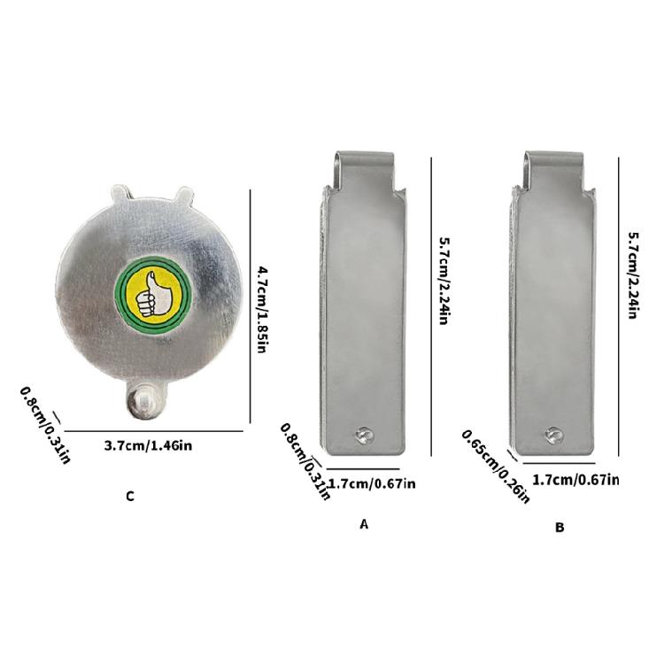 Portable Sturdy Stainless Steel Fan Gauge for Quick and Accurate Diamonds and Gemstones Measurements Casual Use