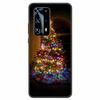Christmas Phone Cases For Huawei P40 P20 Pro P40 P20 Lite P40 P20Case Black Silicone TPU Soft Cover Santa Claus TPU Bumper Funda