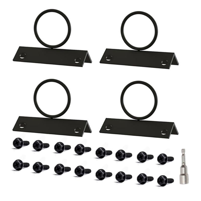 

Corrosion Proof Stainless Steel Rope Rings Support Brackets Hanging Rope Fence Brackets for Secure Rope Fixtures 1