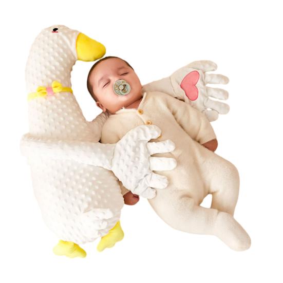 Cuscino per Mano Rilassante per il Sonno del Bambino con Modalità di Accarezzamento Regolabili Cuscino Accarezzante Succhietto Morbido Peluche Compagno di Coccole per Asilo Nido Ora della Nanna Viaggi Uso Ospedaliero