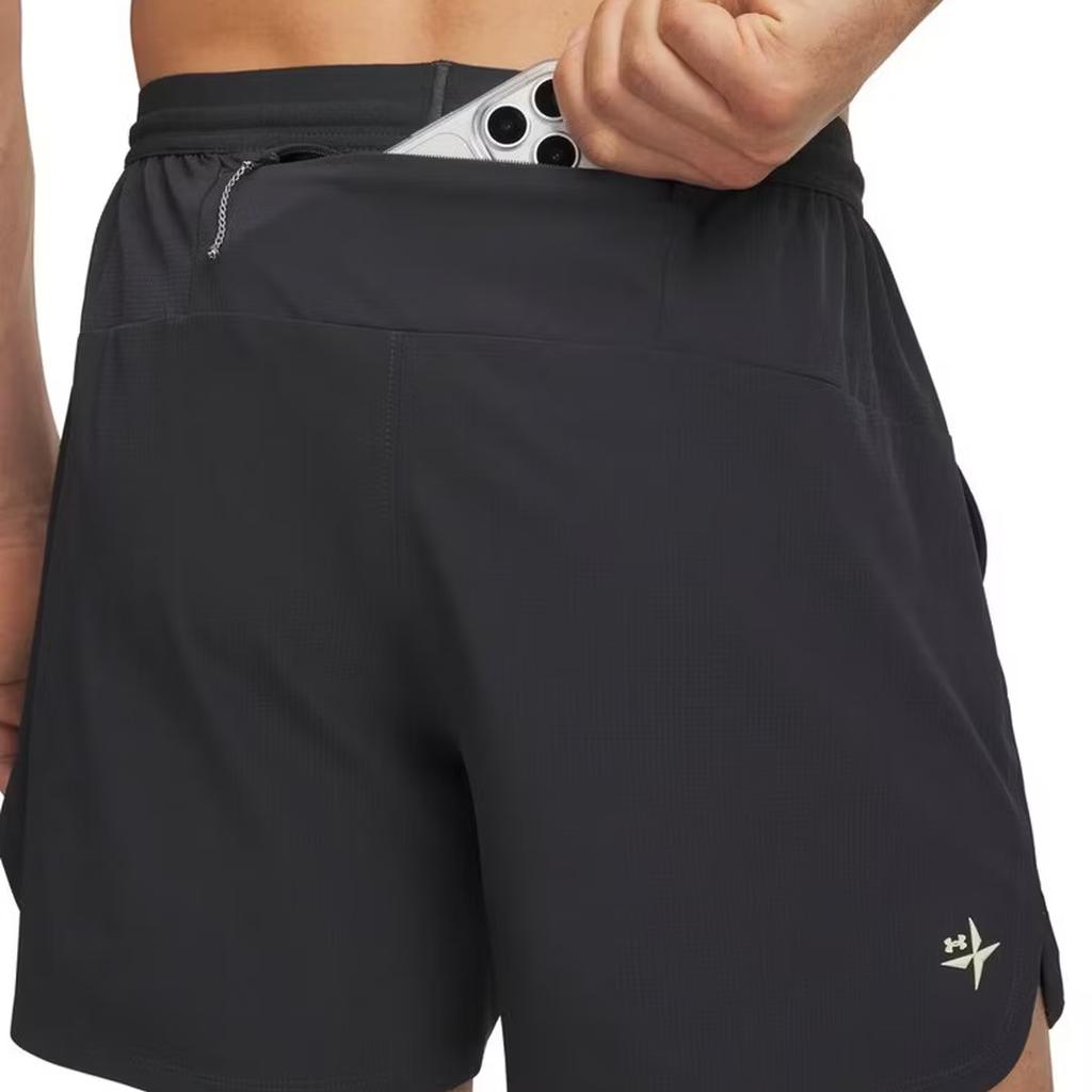 Under Armour Run Trail Outdoor Woven Mid-Rise Sports Shorts Men shorts 6009549-016