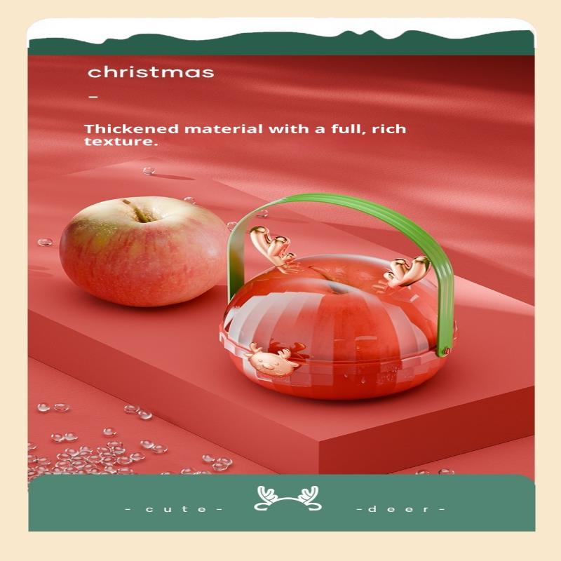 Creative Christmas Apple Box Christmas Eve Apple Handbag Elk Peace Fruit Box Christmas Gifts