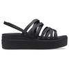 Crocs Brooklyn Comfortable Versatile Casual Sandals Women Sandals Black 206751-001