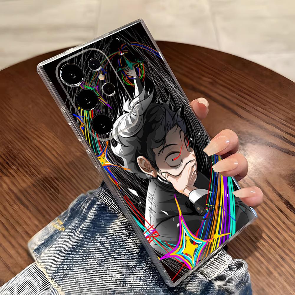 Anime Psycho 100 Phone Case For Samsung S26 S25 S24 Ultra S23 Fe S22 S20 S21 Plus Plus 5G Fe Transparent Cover