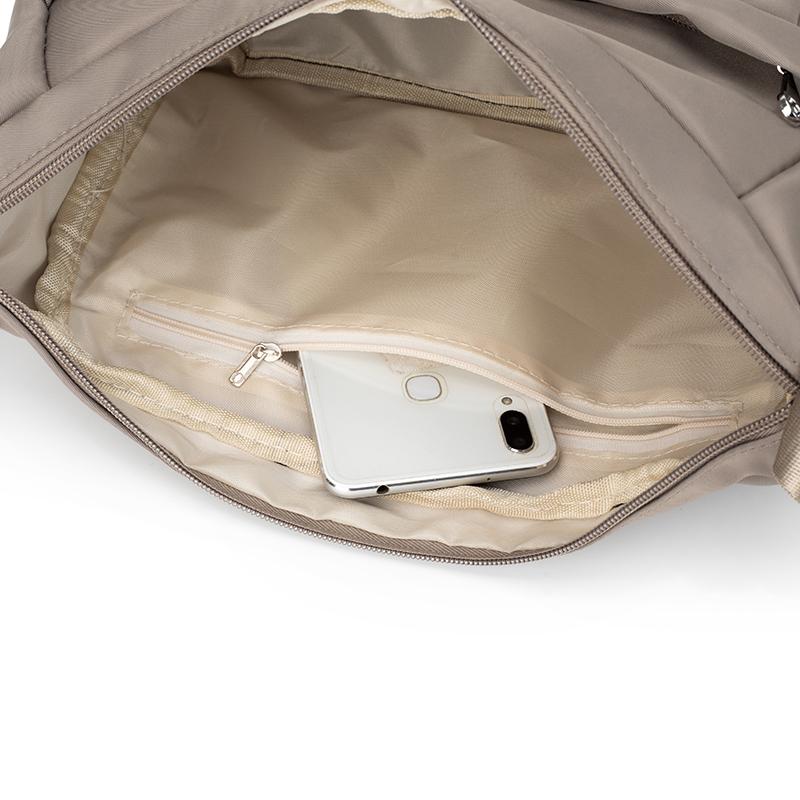 Wasserabweisende Nylon-Tasche Umhängetasche Große Kapazität Pendlertasche Damen-Umhängetasche