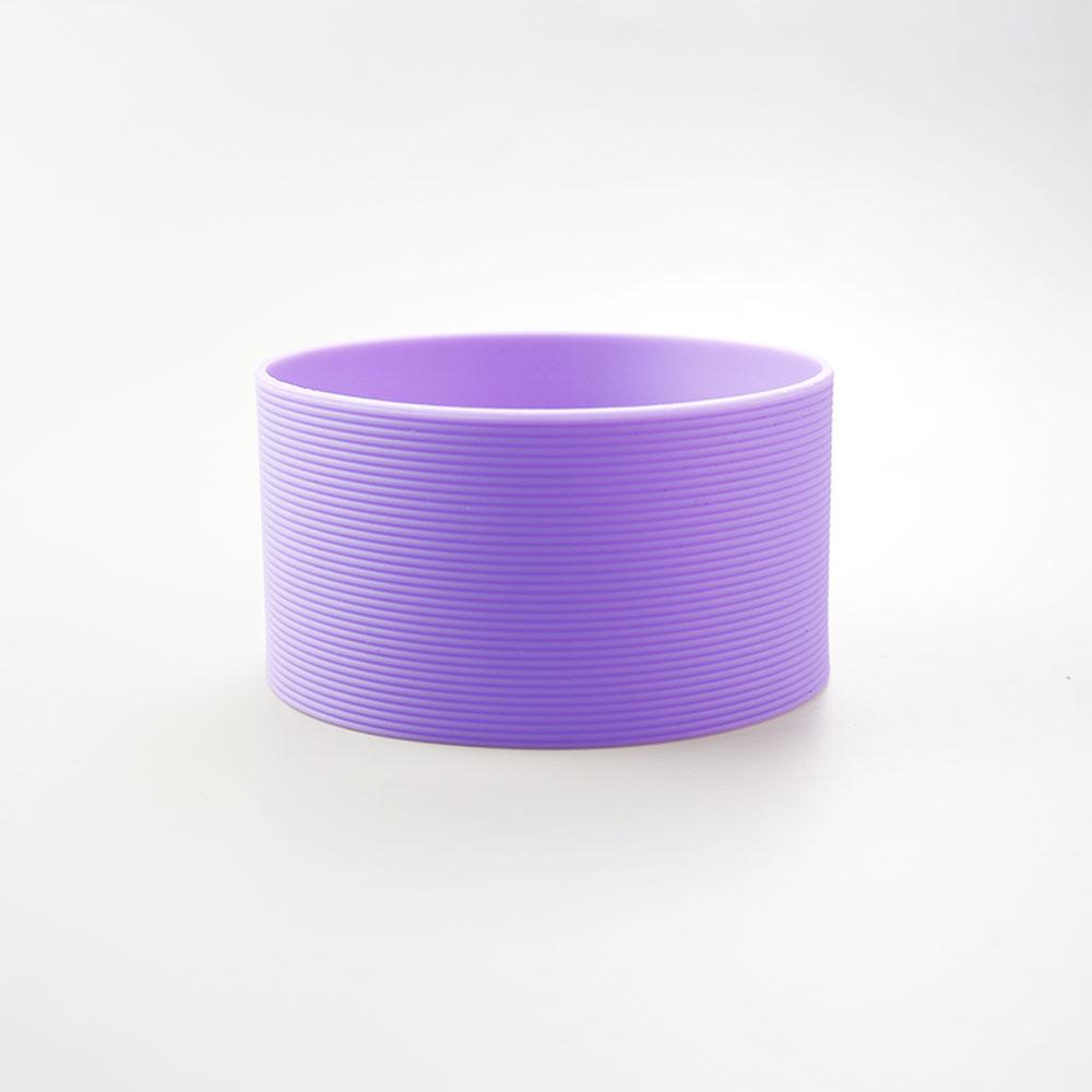16 Colors 8.5CM Silicone Cup Cover Stripes Non-slip Heat For Glass Cup Sleeve 85MM Insulated Water Bottle Cup Sleeve