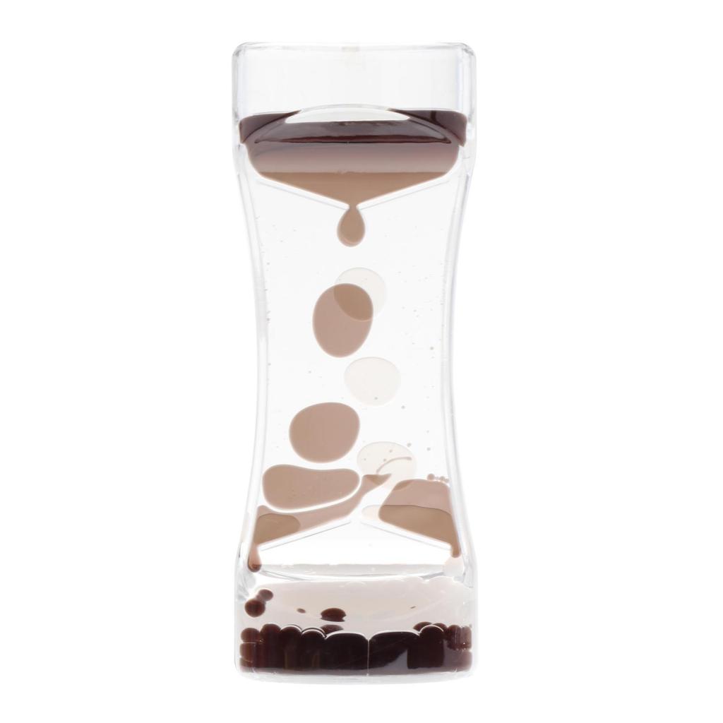 Hourglass Liquid Bubbler Motion for Boy Gift Black and White