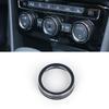 Auto Car AC Control Ring For VW Tiguan Atlas T-roc Ateca FR Passat B8 Variant 2017-2019 Trim Cover Car Interior Accessories