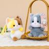 15cm Keychain Plush Fluffy Bag Charm Kawaii Bag Pendant  for Bag Decoration