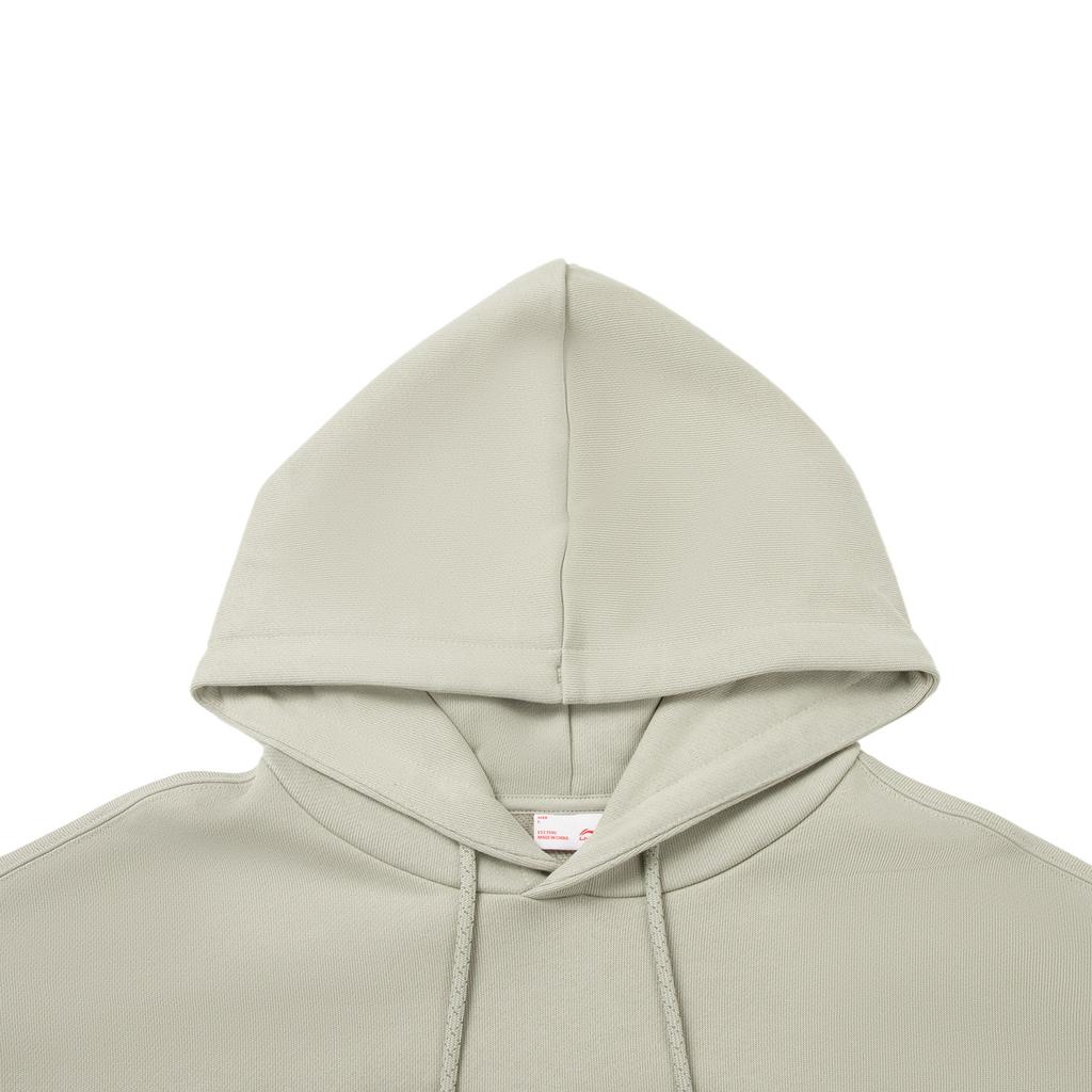 Li Ning Sweatshirts Unisex Celadon Hooded Moderate Regular AWDW233-4
