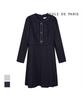 ECOLEDEPARIS Round Neck Three-Button Dress_Rb33Woce34Z