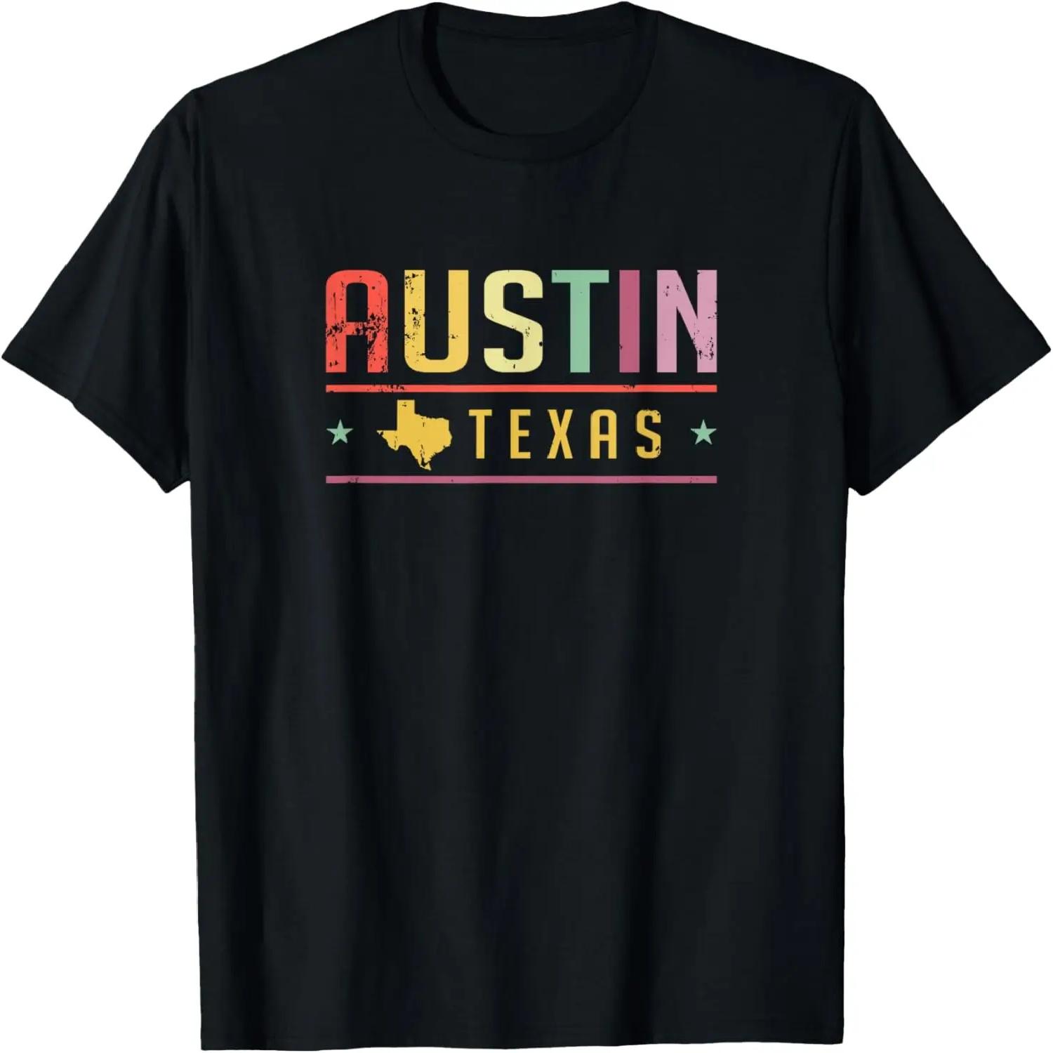 Austin Texas Souvenir T-Shirt Retro Austin Texas Gift T-Shirt S