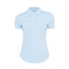 Women's Quick-Dry Polo Shirt - Breathable Moisture-Wicking Knit for Yoga & Fitness