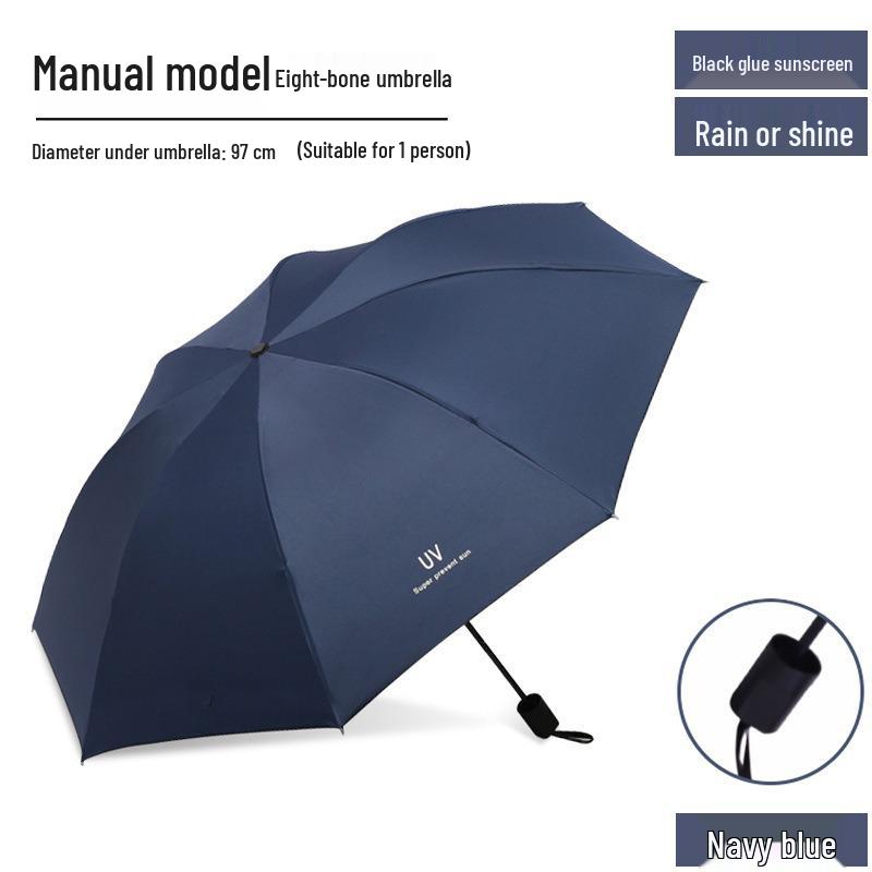 Ombrello Pieghevole di Lusso da Donna: Fiorisce quando bagnato, Protezione dal sole e dalla pioggia, Design pubblicitario
