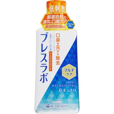 Daiichi Sankyo Healthcare Breath Lab Mundwasser Multi Care Citrus Mint 450ml (Quasi-Droge) Vorbeugung von Mundgeruch Nach dem täglichen Zähneputzen sollten Sie eine angemessene