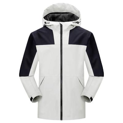 Men's Waterproof Jacket Rain Coat Windbreaker Hooded for Outdoor Hiking Climbing Traveling