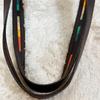 Used Paul Smith Inlaid Stripe Genuine Leather Tote Bag Men's Large Capacity