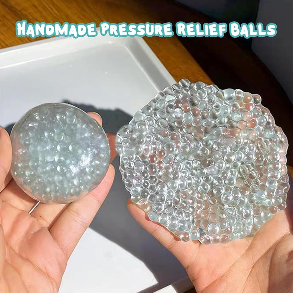 Handmade Stress Ease Balls Stress Ease Balls For Hands Crunchy Stress Sphere Adult Squeeze Ball Toy For Women Men