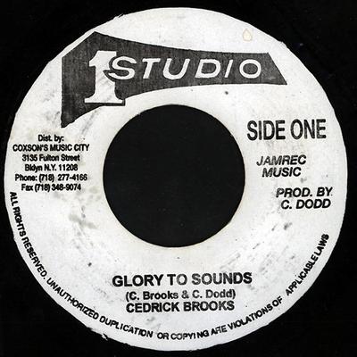 7inch Record CEDRIC IM BROOKS  Glory To Sounds NONE Studio One Jamaica Reggae Ska  Dub Used