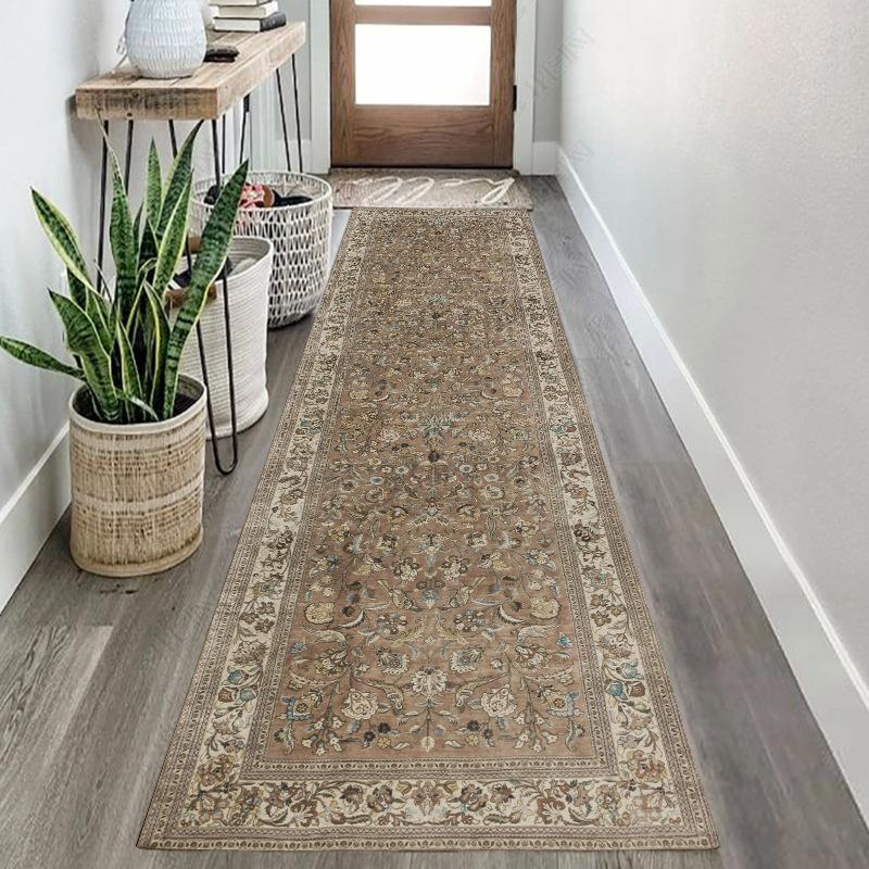 Bohemian Corridor Carpet el Passageway Anti-slip Floor Mat Washable and Durable Kitchen Stair Carpet Home Decoration