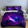 Game controllers and neon. Bedding sets Duvet cover sets Duvet covers Pillowcases(1*Duvet Cover 2*Pillowcases without duvet insert)