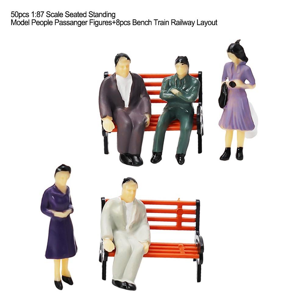 

Набор из 56 штук Модельные фигурки Аксессуары для поезда Для любителей моделей