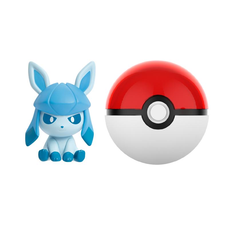 Pokemon Anime Blind Box Poke Ball Action Figures Sylveston Umbreon Vaporeon Mini Dolls Funism Genuine Model Ornament Toys Gift