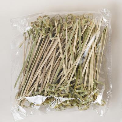 Einweg Bambus Knoten Spieße Cocktail Picks mit gedrehten Enden für Snacks Club Sandwiches Party Barbecue Gabeln