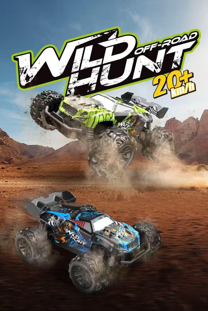 Remote Control 1:20 4WD Off-Road Big Foot Racing Car, High-Speed Climbing Toy, 2.4G