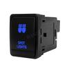 Blue Led Push Button Switch with Wiring Connector for Nissan Navara NP300 X-Trail Pathfinder 3Amp/12V Cup Holders 5