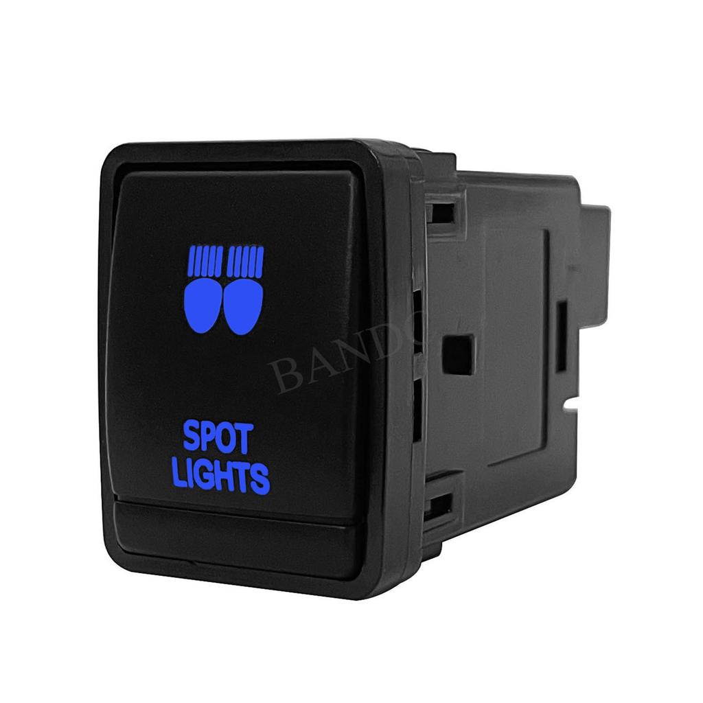 Blue Led Push Button Switch with Wiring Connector for Nissan Navara NP300 X-Trail Pathfinder 3Amp/12V Cup Holders 5