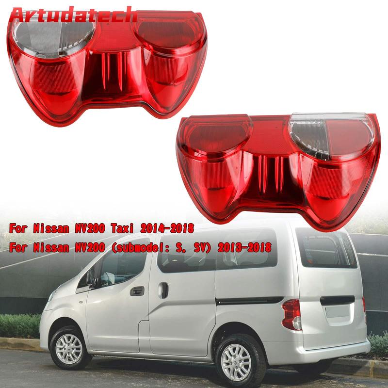 Artudatech Левый+Правый Задний Фонарь Красный Прозрачный Плафон Для Nissan NV200 2013 2014 2015 2016 2017 2018