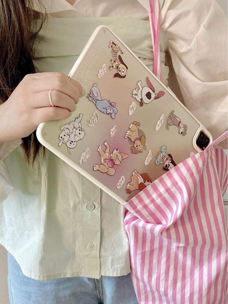 Acrylic Dog Design iPad Air 5 & iPad 10th Gen Drop-Proof Case