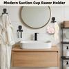 Wall Mounted Stainless Steel Shower Hook Removable Shaver Storage Rack  Bathroom Wall Mount