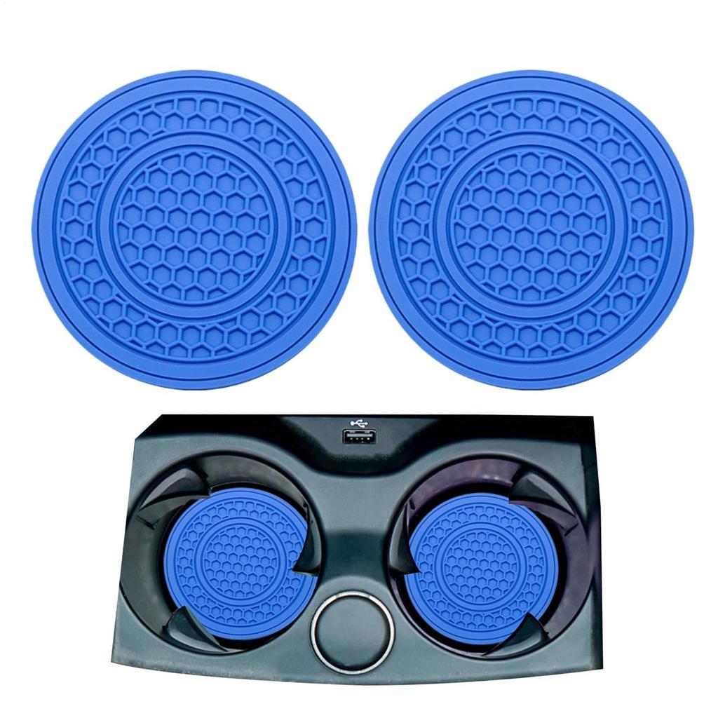 Car Drink Coaster, Car Cup Holder - Non Slip Drink Holder for Cars, Colored