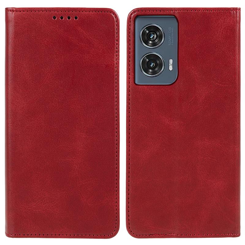 

Для Motorola Edge 50 Fusion Чехол Кошелек Кожаный Чехол для Телефона Магнитное Автозакрытие Red